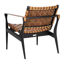 Safavieh Couture Dilan Leather Safari Chair