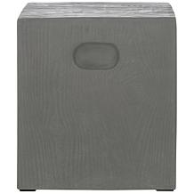 Safavieh Cube Concrete Accent Table - Gray
