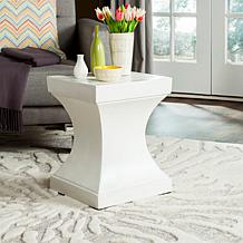 Safavieh Curby Concrete Accent Table - Ivory
