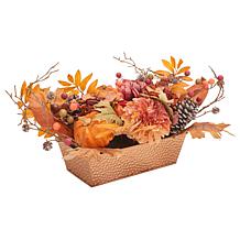 Safavieh Faux Peony and Pumpkin Potted Arrangement