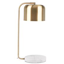 Safavieh Foley 19" Brass and White Table Lamp