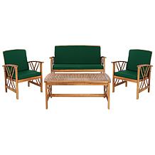 Safavieh Fontana 4-piece Outdoor Living Set
