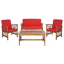 Safavieh Fontana 4-piece Outdoor Living Set