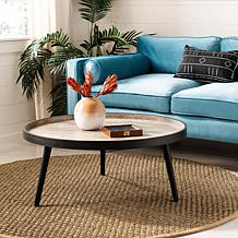 Safavieh Fritz Round Tray Top Coffee Table