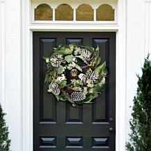Safavieh Fx 24" Eucalyptus and Berries Wreath