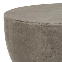 Safavieh Haruki Concrete Accent Table - Gray