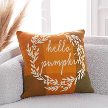 Safavieh Hello Pumpkin 18" x 18" Pillow