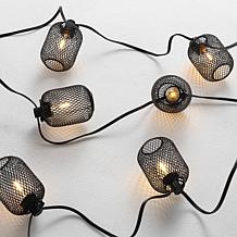 Safavieh Jepsen 10-Light Black Outdoor String Light 120"