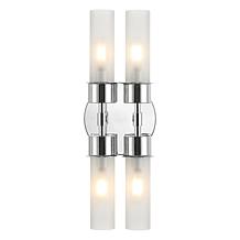 Safavieh Joli 4-Light Chrome Wall Sconce 6 x 4.25 x 17"
