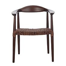 Safavieh Juneau Leather Woven Accent Chair