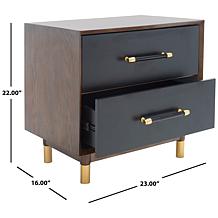 Safavieh Justice 2-Drawer Nightstand