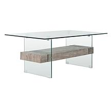 Safavieh Kayley Modern Rectangular Glass Coffee Table