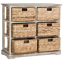 Safavieh Keenan 6 Wicker Basket Storage Chest