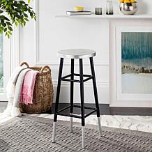 Safavieh Kenzie Silvertone-Dipped Bar Stool