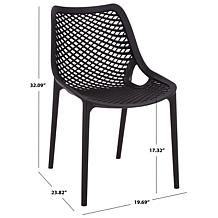 Safavieh Leila Dining Chair 2-Pack in Yellow