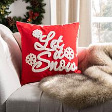 Safavieh Let It Snow Pillow