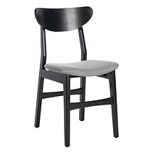Safavieh Lucca Retro Black Dining Chair 2-pack