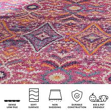 Safavieh Madison Magnolia Rug - 6'7" x 6'7" Square 