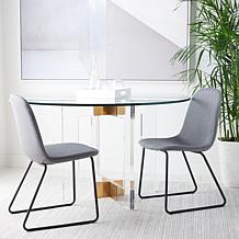 Safavieh Makalu Dining Chair Grey