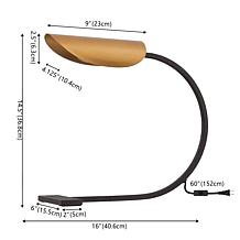 Safavieh Mari Antique Gold/Rust Metal Table Lamp