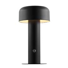 Safavieh Mayella Rechargeable LED Table Lamp, Black, 11"