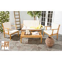 Safavieh Montclair 4-piece Outdoor Living Set