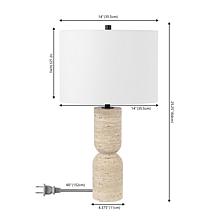 Safavieh Nara Ivory Travertine Table Lamp