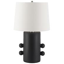 Safavieh Nayeem Black Ceramic Table Lamp 15" x 15" x 25"