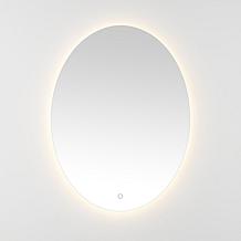 Safavieh Nolan 24" White Aluminum LED Mirror