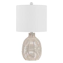 Safavieh Oroya 23" Off White Rattan Table Lamp