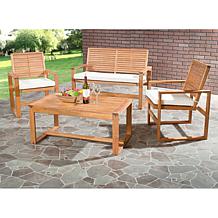 Safavieh Ozark 4-Piece Outdoor Set