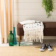 Safavieh Penton 50" x 60" Fringe Throw
