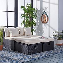 Safavieh Pramla Outdoor Sette with Ottoman