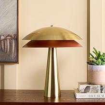 Safavieh Rafaela Brass Table Lamp 17" x 17" x 21.5"