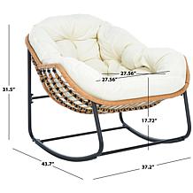 Safavieh Ravena Rocking Chair 37.2" x 43.7" x 31.5"