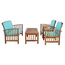 Safavieh Rocklin 4-piece Outdoor Living Set