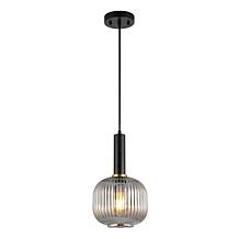 Safavieh Rynner Smoke Grey Glass Pendant Light