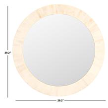 Safavieh Sabi 29.2" Round Resin & MDF Mirror
