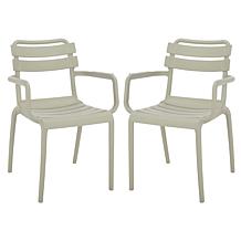 Safavieh Sarah Dining Armchair 2-pack, Yellow, 21.26" x 22.83" x 32...