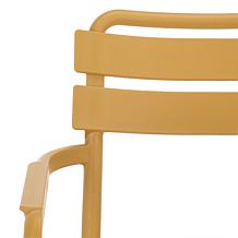 Safavieh Sarah Dining Armchair 2-pack, Yellow, 21.26" x 22.83" x 32...