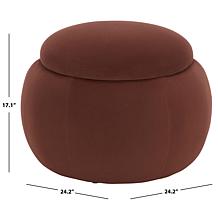 Safavieh Siara Round Storage Ottoman