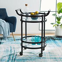 Safavieh Sienna 2-Tier Round Bar Cart