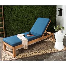 Safavieh Solano Eucalyptus Wood Lounge Chair