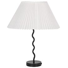Safavieh Tali Black Metal Table Lamp with Fabric Shade