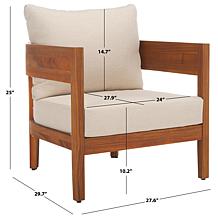 Safavieh Theo Chair 2-Piece Outdoor Set