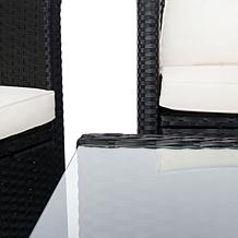 Safavieh Vellor 4-Piece Living Set - Black, Grey