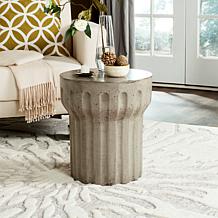 Safavieh Vesta Concrete Accent Table - Gray