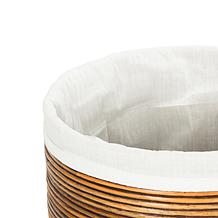 Safavieh Wellington Rattan Storage Hamper With Liner