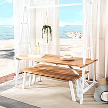 Safavieh Willamy 3-piece Outdoor Dining Set