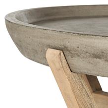 Safavieh Wynn Modern Concrete Round Coffee Table